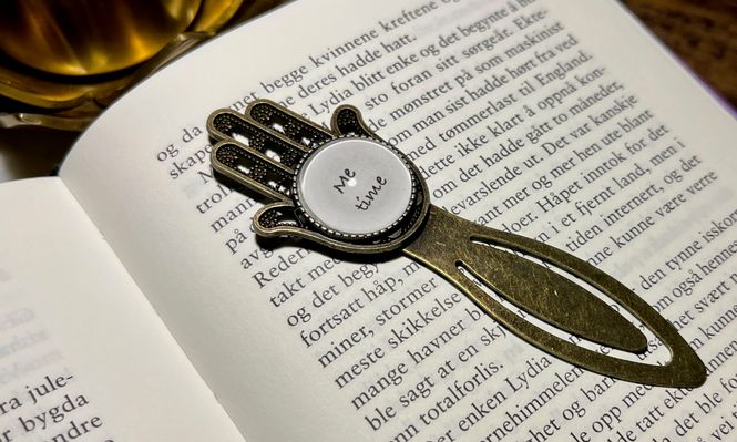 Hovedbilde Bokmerke Hamsa hånd Me time
